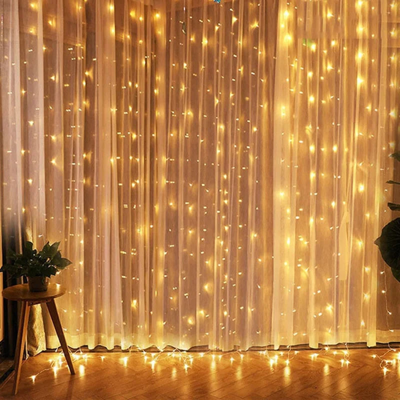 LED Garland Curtain Lights